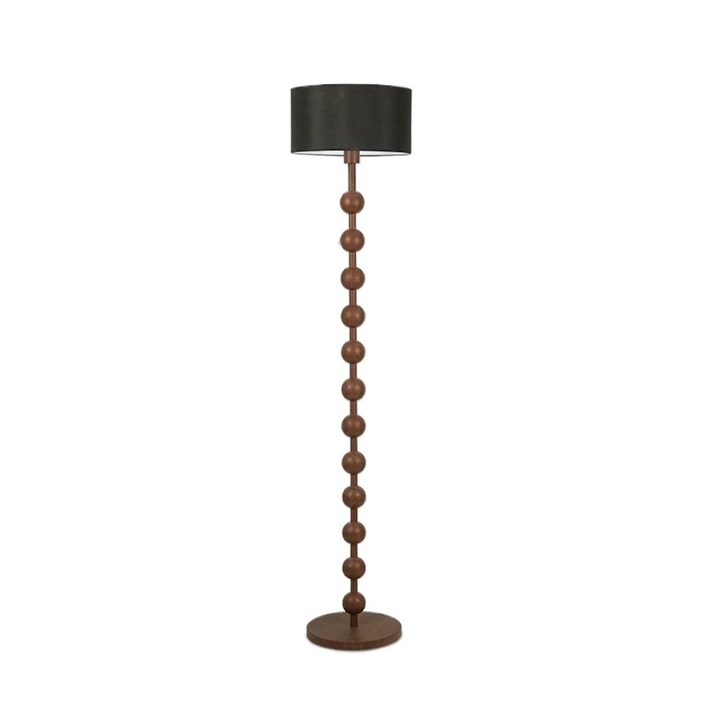 LJHFG63KUYT Standing Lamps Black Fabric Lampshade Living Room Floor Lamp Hotel Bedroom Bedside Decorative Vertical Table Three Colors Change Light Decorate