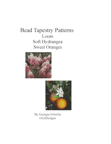 Bead Tapestry Patterns loom Soft Hydrangea Sweet Oranges