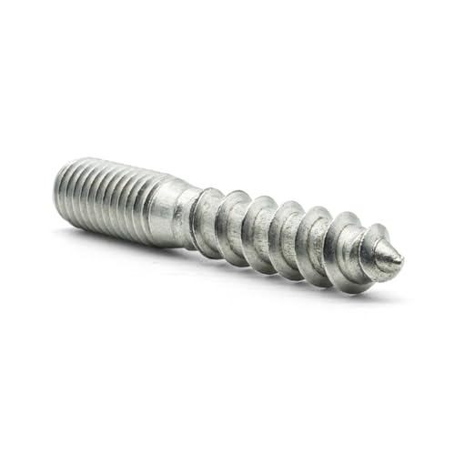 Hippo Hardware M12 (12mm X 350mm) Dowel Screws Wood to Metal Dual Thread Hanger Bolts A2 Stainless Steel (Pack of 20) - Image 4