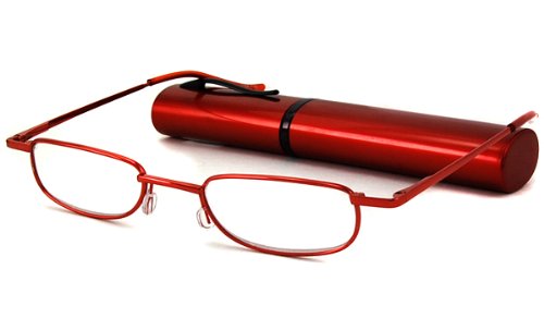 Able Vision Reading Glasses - BPR36 Tube Burgundy / BPR36 BURGUNDY TUBE