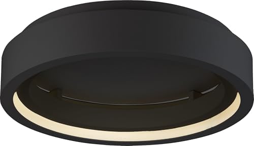 ET2 iCorona WiZ - 36W 1 LED Flush Mount-5.75 Inches Tall and 22.75 Inches Wide-Black Finish
