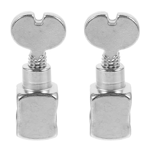 ABOOFAN 2 Pinzas Metálicas para Aguja de Máquina de Coser Doméstica Abrazaderas Duraderas Tornillo para Repuesto Accesorios Profesionales para Costura Casa 2 Piezas