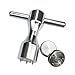 CHILXE 2pcs Golf Putter Weights 20g with Wrench Tool Kit Compatible with Scotty Cameron Newport Phamtom GoLo Futura Putters, Silver Golf Weights with Plastic Case
