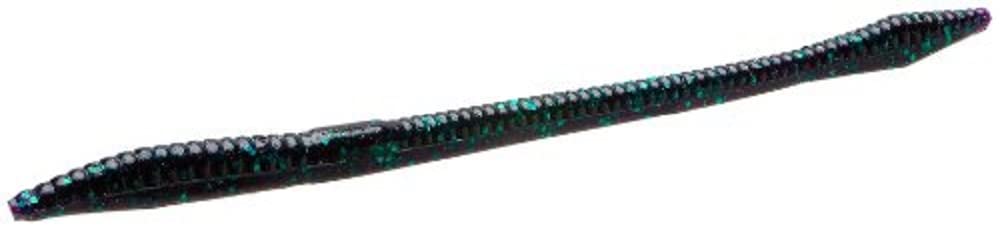 Zoom 006005 Trick Worm, 6 1/2-Inch, 20-Pack, Junebug