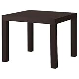  Ikea Lack Beistelltisch in Schwarzbraun; (55x55cm)