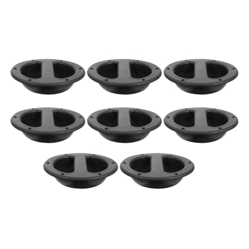 Manijas negras para altavoces de escenario con agarre ergonómico que facilita elevación