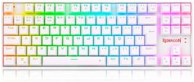 TECLADO MECANICO KUMARA PRO RGB WIRELESS E BLUETOOTH BRANCO SWITC...