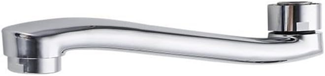 Faucet Extender Connector Stainless Steel Faucet Extension Connector for Kitchen Bathroom Faucet Repair Replacement Parts (18cm)