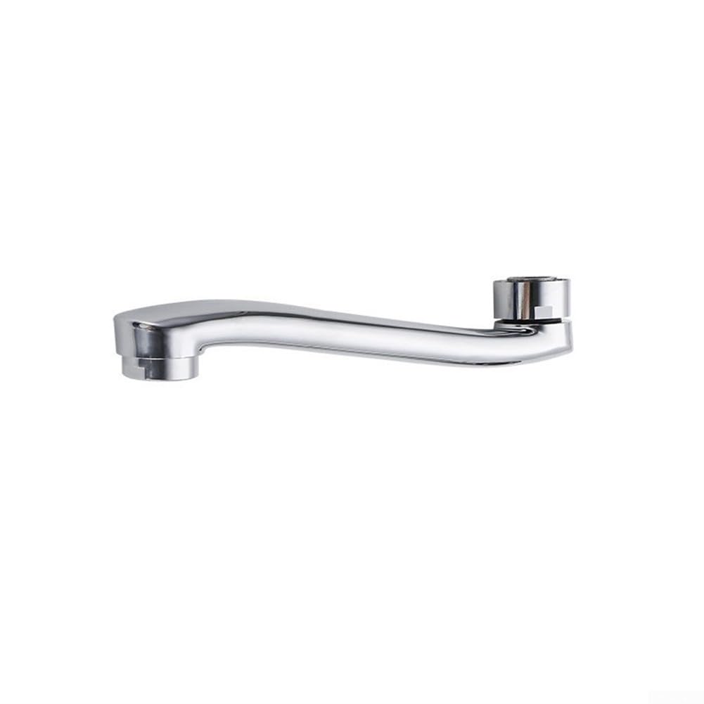 Connettore estensore per rubinetto in acciaio inossidabile, connettore di prolunga per rubinetto da cucina e bagno, parti di ricambio per riparazione rubinetto a parete (18 cm)