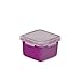 Valira Porta alimentos - Contenedor hermético de 0,4 L hecho en España, color morado