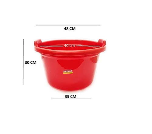 Image of Aristo Multipurpose Plastic Tub 32 Ltr Aqua peach Combo