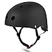 SCOOTISFACTION Originale Casco Ergonomico per Scooter Elettrico Bici Skateboard Xiaomi PURE Ninebot Kaboo Kugoo (Nero, Medio)