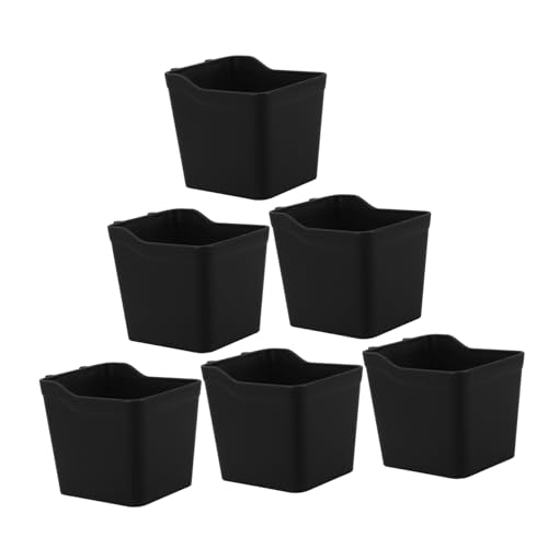 STOBAZA Pegboard Cup Holder 6pcs Storage Bins Organizing Kit for Garage Craft Room Office