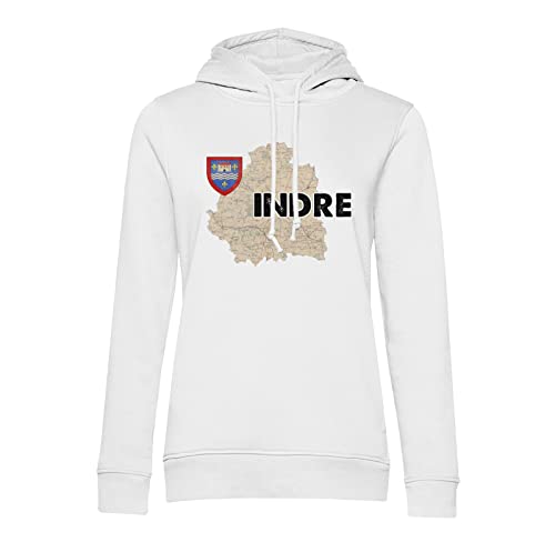 Sweat Indre 36 d'exception imprimé carte ancienne Châteauroux