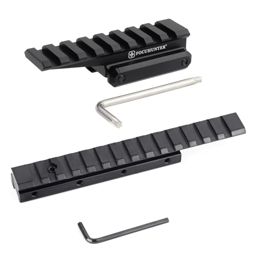 Adaptateur rail Picatinny FOCUHUNTER pour stabiliser vos lunettes lors des sessions de chasse