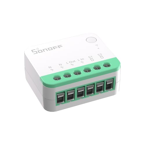 SONOFF SONOFF Matter-Standard Smart Steuerung, WiFi Smart Home Switch, vereint mit Alexa, Google Home und Apple HomeKit, Nullleiter erforderlich