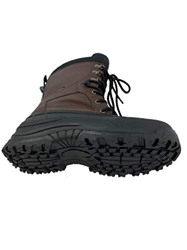 LABO Men's Brown10" Winter Snow Hunting Boots Shoes Waterproof Insulated 108 BROWN-11 - Thumbnail 4
