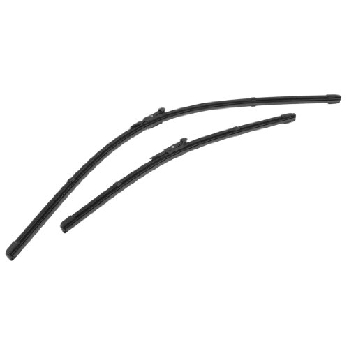 Ruilogod 2 PCS 17 '26' Blade de limpiaparabrisas sin soporte de parrilla