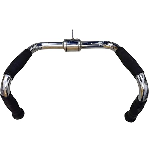 Image of Pro Grip W-Shaped Rowing Handle - Cable Attachment for Back & Arm Strength Training