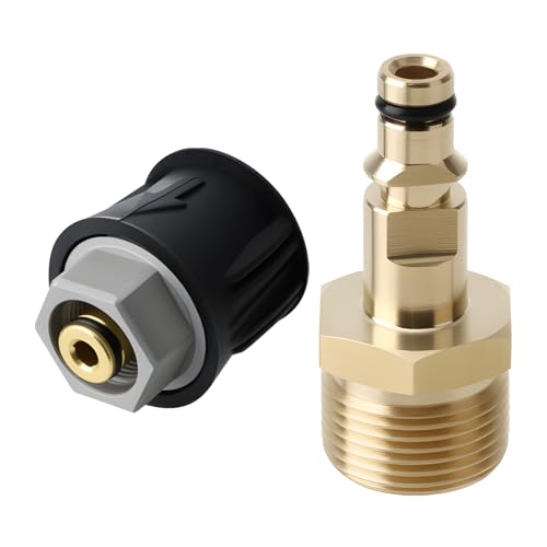 High Pressure Washer Adapter for Karcher K2 K3 K4 K5 K6 K7 Quick Release Brass Hose Connector for Kärcher Series M22 14mm High Pressure Cleaners Hose Pipe Fittings Accessories