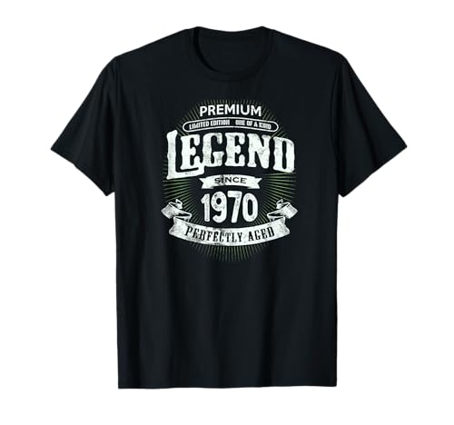 55th Birthday A Legend Since 1970 Classic One Of A Kind Camiseta