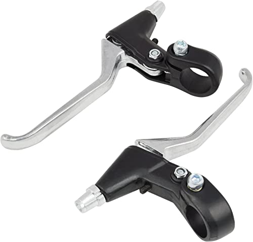 Leviers De Frein De Vélo Freins À Main, Poignées De Niveau De Frein De Vélo Universelles Guidon, Frein En Alliage D'aluminium Pour Vélo De Route De Vélo De Montagne, Noir, 22mm De Diamètre Cover