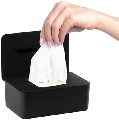 2 Pcs Diaper Wipes Dispenser,Refillable Wipe Container, Wet Wipes Dispenser