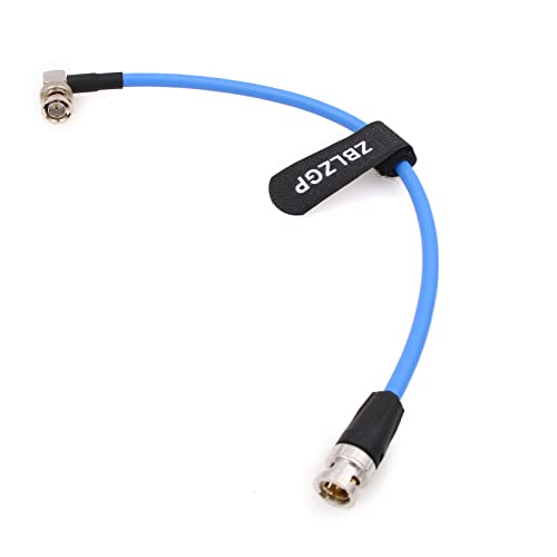 ZBLZGP 12G SDI 4K BNC Male to Right Angle BNC Male Video Coaxial Cable for Sony Blackmagic Decimator Converter Komodo Alexa Sony Atomos Broadcast Camera Monitor - Image 2