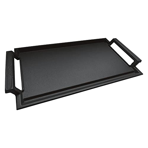 COVERCOOK Griddle Pan, Cast Iron Grill Hot Plate, Rectangular Grill with Flat Surface for Electric Stove Top and Induction Cooktop,16.7 x 9.1in by COVERCOOK - Used condition - US$32.26