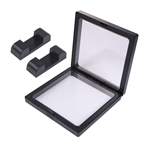 TINEASUR Cadre Flottant Pour Bijoux Noir Plastique Membrane Protectrice Pour Bracelets Et Colliers Usage Quotidien Ou Présent