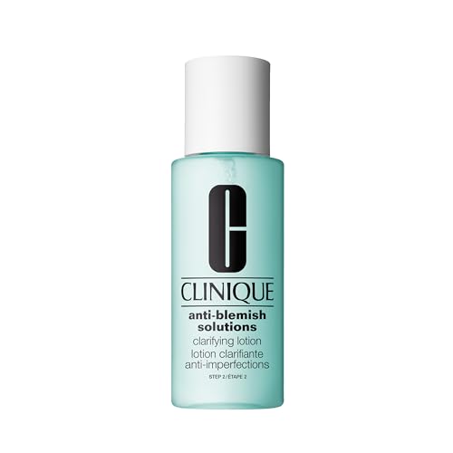 Clinique Anti-Blemish Solutions Clarifying Lotion | Tonico Esfoliante anti-imperfezioni con acido salicilico | Riduce il sebo e libera i pori, 200 ml