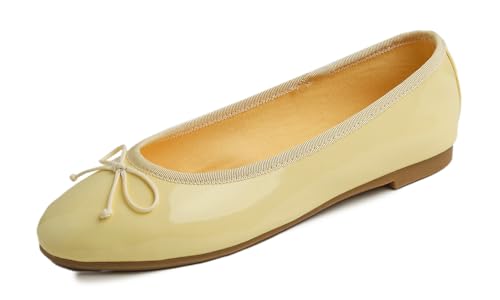 Ballerines Feversole Macaroon vernies pour femmes avec semelle confort