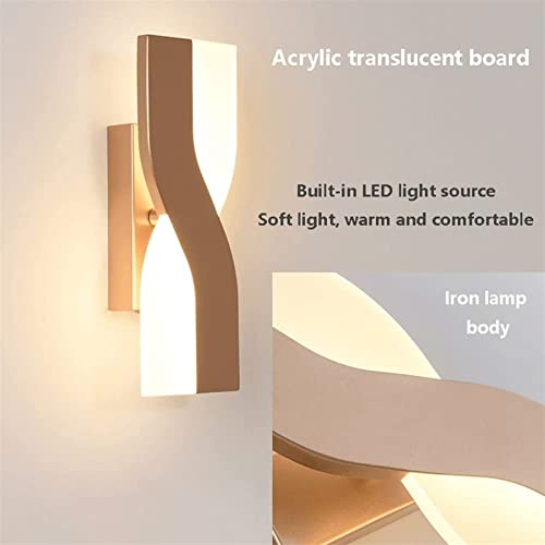 Luz de lectura de cabecera rotativa para dormitorios modernos 5