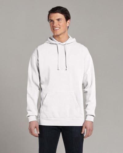 Comfort Colors 9.5 oz. Garment-Dyed Pullover Hood (1567) White, M3