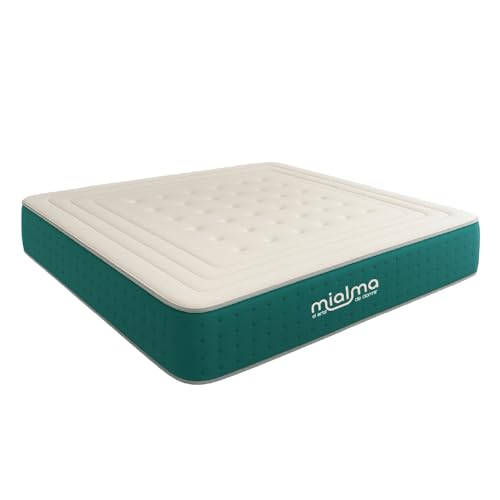 MIALMA COLCHONES Colchón Viscoelástico Brisa 70x180 cm 27 cm – Visco EnerGex 3 cm, Núcleo HR 30 kg, Transpirable, Antiácaros