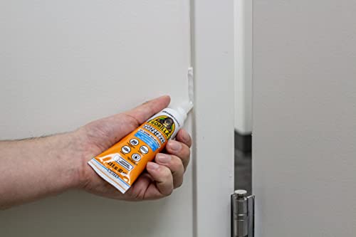 Gorilla 100% Silicone Caulk, 2.8 oz, 10 Year Mold Resistant, Clear, 2-Pack - image 7