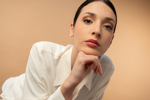 QUADRI-Pendientes-de-Perlas-y-Circonitas-para-Mujer-en-Plata-925-Perlas-Cultivadas-de-Agua-Dulce-Blancas-Redondas-de-7mm-Caja-de-Regalo-Incluida