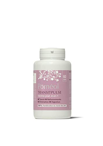 POMÉOL ǀ Complément Alimentaire confort digestif | Ventre plat, Transit, Digestion, Ballonnement- TransitPulse ǀ 60 jours ǀ Fenouil, Rhubarbe, Radis noir, Argile verte, Carvi Cover