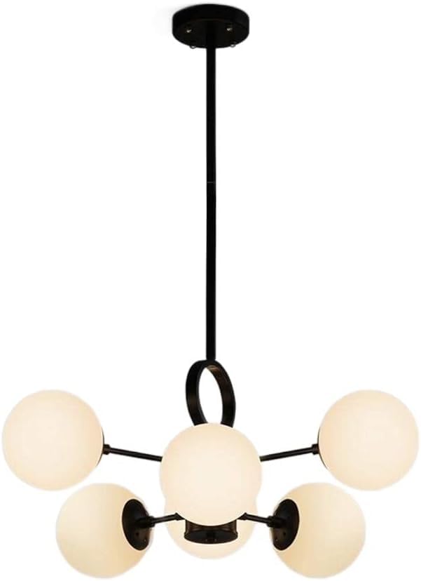 Lustre haricot magique simple pour remplacer un plafonnier classique