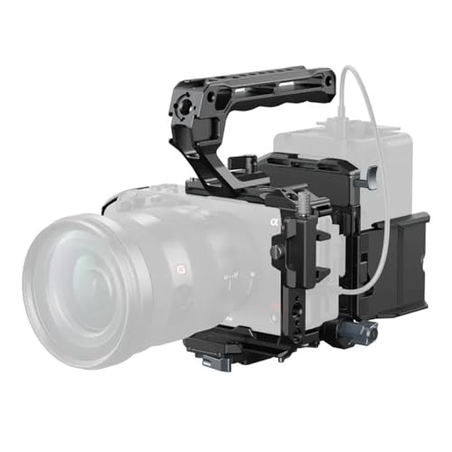 �݊���������Sony FX3 FX30 �P�[�W�L�b�g�J�����g�b�v�n���h�� V �}�E���g�o�b�e���[�v���[�g�P�[�u���N�����v LCD �v���e�N�^�[ 5823 �ɑΉ� :��֕i