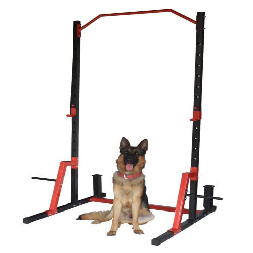 Image of Hashtag Fitness Multifunction Power Adjustable Rack Squat Stand Power Rack cage for Home Gym equipments Squat Stand with j Hooks and Pull up bar