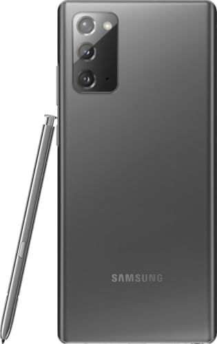 Image of Samsung Galaxy Note20 Smartphone, 256GB Memory, Unlocked 4G LTE - Mystic Gray (Renewed)