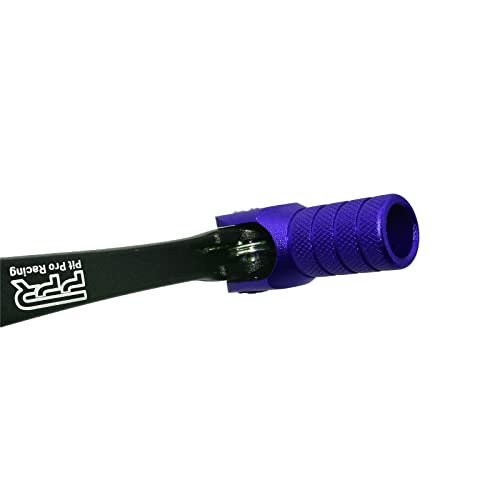 Image of Gear Shift Lever, Alloy Aluminium Gear Shifter Lever Fits for Motorcycle BSE CRF 110 TTR 125 Motorcycle 50cc 110cc 250cc Dirt Pit Bike(Black&Blue)