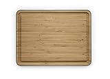 EVA SOLO | Green Tool Bamboo Cutting Board with Juice Groove | Anti-slip with silicone pads and deep juice groove | FSC-certified bamboo | Danish Design & Functionality