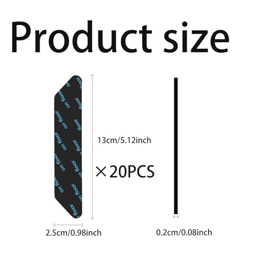 Miniatura 2 de Jckd 20pcs Antideslizante Para Alfombras, Alfombras Antideslizantes, Adhesivo De Alfombra Lavable Y Reutilizable Antideslizante, Para Alfombras De Pisos De Madera, Para Interiores Y Exteriores Negro
