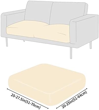 Miniatura 7 de Funda de piel sintética para sofá, funda elástica impermeable para asiento de sofá, fundas de sofá de piel sintética, repuesto de silla y protector