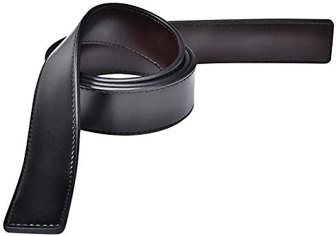 100% Real Leather Reversible Belt Straps In Black/Brown, Ferragamo Custom Fit (Adjustable From Size 30" To Size 40")