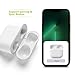 Wireless Charging Case Replacement Compatible with AirPods 3rd Generation, Charger Case Only with Bluetooth Pairing Sync Button No Earbuds - (Off-White)