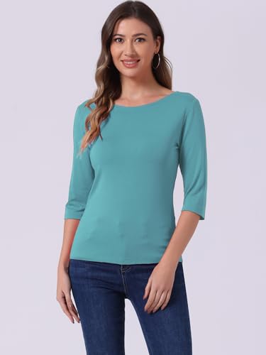 T-shirt slim ajusté col rond résistant aux déformations du quotidien - 3