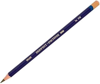 Derwent Inktense Permanent Watercolour Single Pencil, Tan (1720), 4mm Premium Core Strength, Water-Soluble, Ideal for Draw...